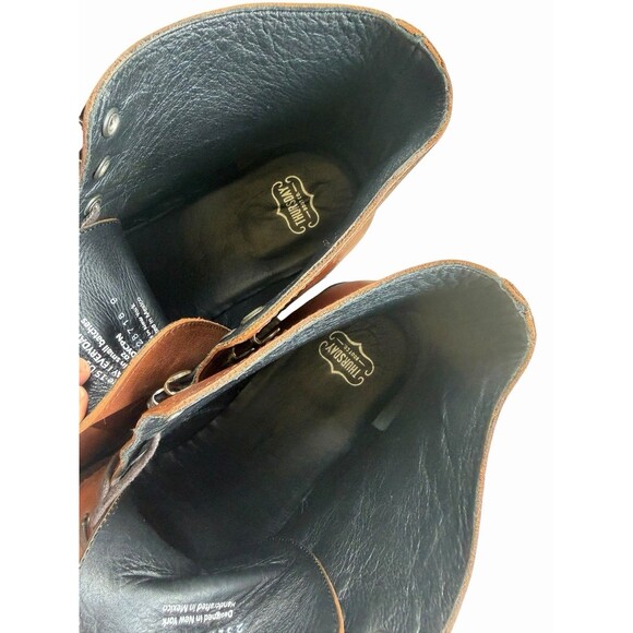 Thursday Boot Co Leather Brandy Captain Cap Toe Boots Men\'s 15 Chestnut Brown main image 11
